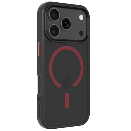 Husa iPhone 17 Pro, Tactical MagForce Hyperstealth, Black / Red [1]