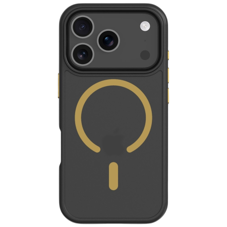 IPHONE 17 PRO - Husa iPhone 17 Pro, Tactical MagForce Hyperstealth, Black / Yellow