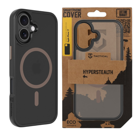Husa iPhone 17, Tactical MagForce Hyperstealth, Black / Brown [2]
