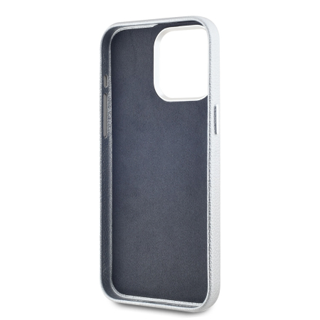 Husa Karl Lagerfeld Grained PU Hotel RSG pentru iPhone 15 Pro Max, Grey [4]