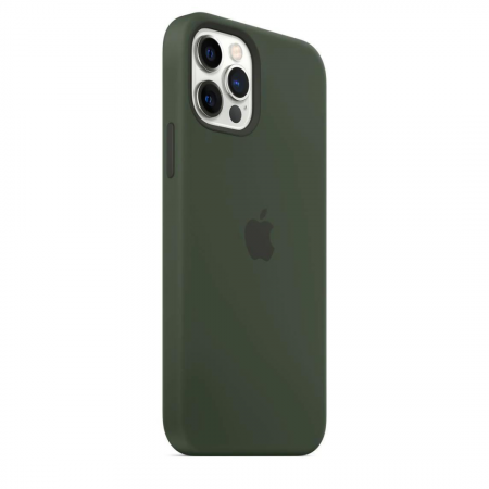 Husa MagSafe de Silicon pentru Iphone 13 Pro Max, Verde Army [1]