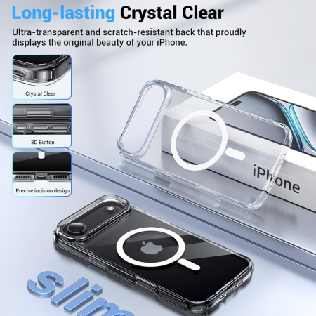 Husa MagSafe Transparenta pentru iPhone 17 Air [5]