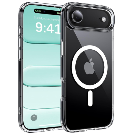 IPHONE 17 AIR - Husa MagSafe Transparenta pentru iPhone 17 Air