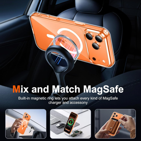 Husa MagSafe Transparenta pentru iPhone 17 Pro Max [5]