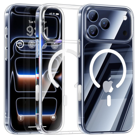 Husa MagSafe Transparenta pentru iPhone 17 Pro Max [8]