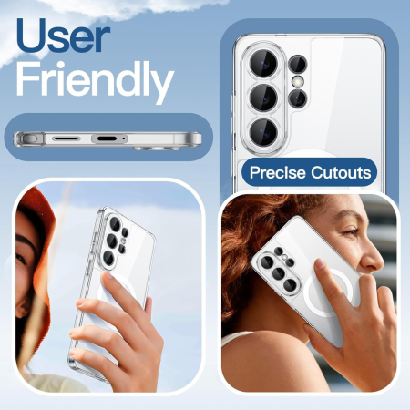 Husa MagSafe Transparenta pentru Samsung Galaxy S26 [2]