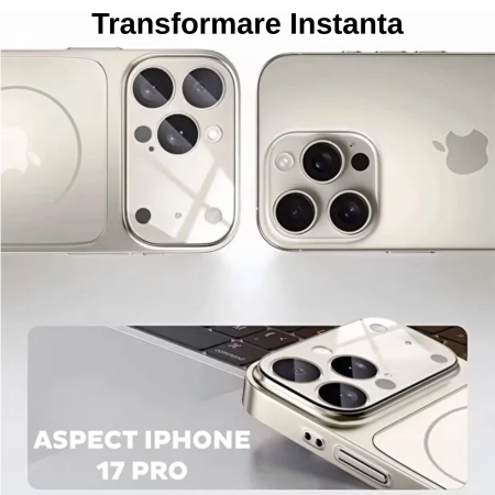 Husa pentru iPhone 17, AG Glass Mata MagSafe Slim Full Camera Protect - Convert to Pro/Pro Max Series, Fuchsia [10]