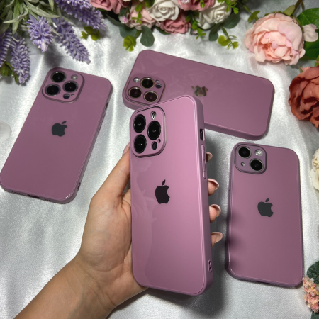 Husa Pentru Iphone 13 Pro Max Sticla si Silicon, Purple [1]