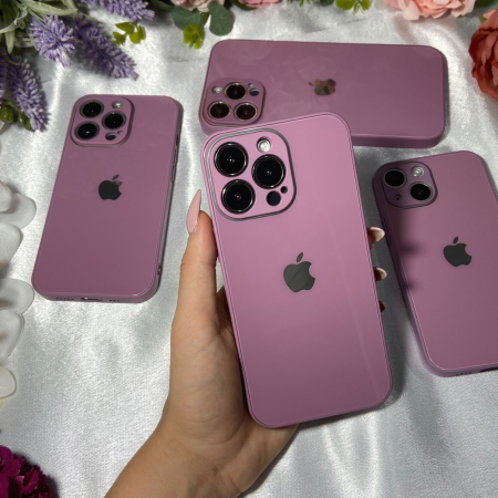 Husa Pentru Iphone 13 Pro Sticla si Silicon, Purple [3]