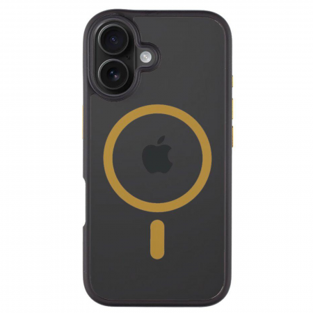IPHONE 17 - Husa pentru iPhone 17 Tactical MagForce Hyperstealth 2.0, Black/Yellow