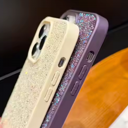 Husa pentru iPhone 15 Pro, Shiny Luxury Diamond, Deep Purple [3]