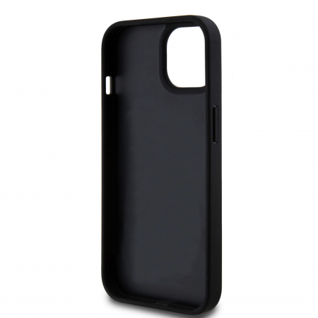 Husa pentru iPhone 15 U.S. Polo PU Leather Mesh Pattern Double Horse, Green [5]