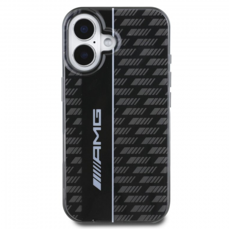 IPHONE 16 - Husa pentru iPhone 16 AMG Carbon Pattern, Black