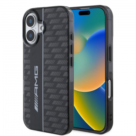 Husa pentru iPhone 16 AMG Carbon Pattern, Black [1]
