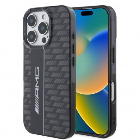 Husa pentru iPhone 16 Pro AMG Carbon Pattern, Black [1]