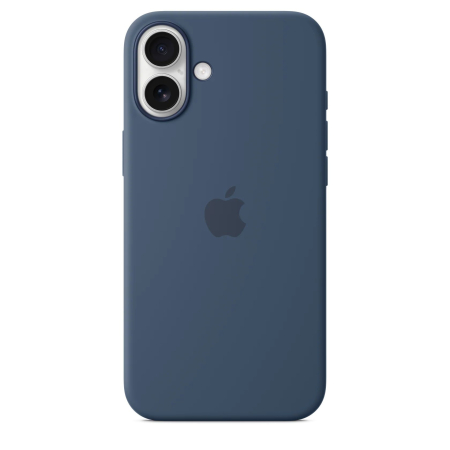 IPHONE 16 PLUS - Husa pentru iPhone 16 Plus, Apple Silicone Magsafe, Denim