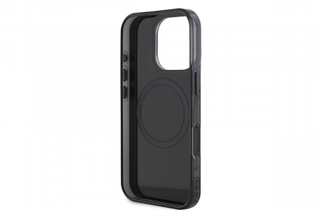 Husa pentru iPhone 16 Pro AMG Rhombs MagSafe, Black/Red [6]
