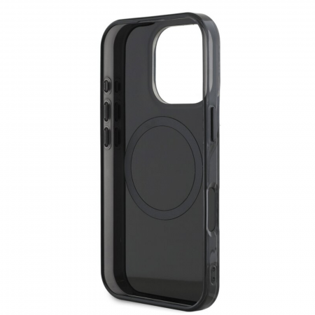 Husa pentru iPhone 16 Pro AMG Rhombs MagSafe, Black/Red [4]