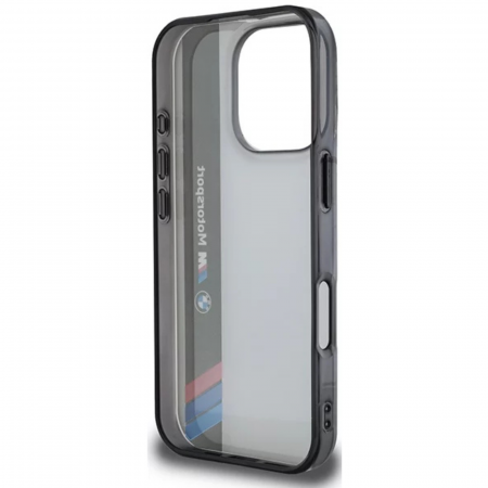 Husa pentru iPhone 16 Pro BMW IML Motorsport Vertical Stripe, Grey [6]