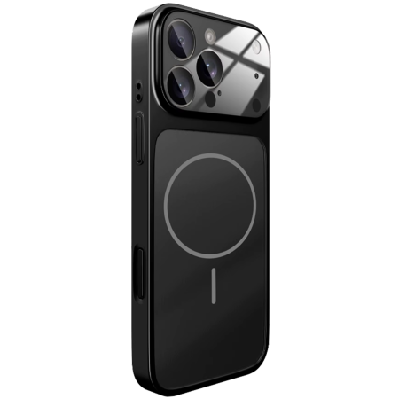 Husa pentru iPhone 17 Air, AG Glass Mata MagSafe Slim Full Camera Protect, Graphite Black [1]