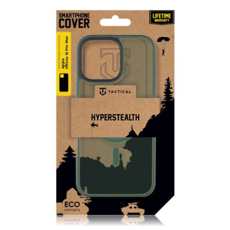 Husa pentru iPhone 16 Pro Max, Tactical MagForce Hyperstealth, Forest Green [3]