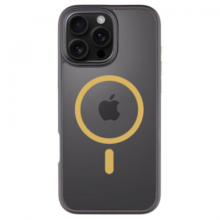 IPHONE 16 PRO MAX - Husa pentru iPhone 16 Pro Max Tactical MagForce Hyperstealth 2.0, Black/Yellow