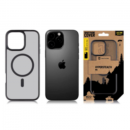 Husa pentru iPhone 16 Pro Max Tactical MagForce Hyperstealth, Asphalt [6]