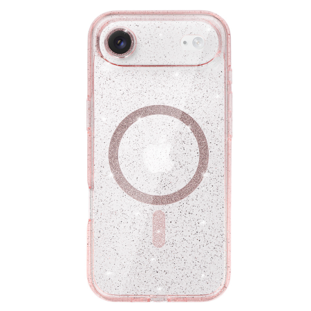 Husa pentru iPhone 17 Air, Glitter Magsafe, Pink Smoke [1]