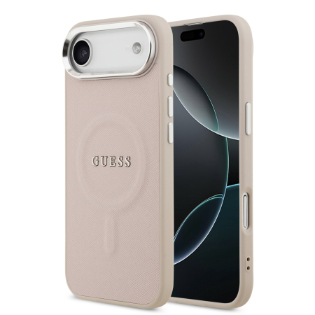 IPHONE 17 AIR - Husa pentru iPhone 17 Air, Guess PU Saffiano MagSafe, Pink