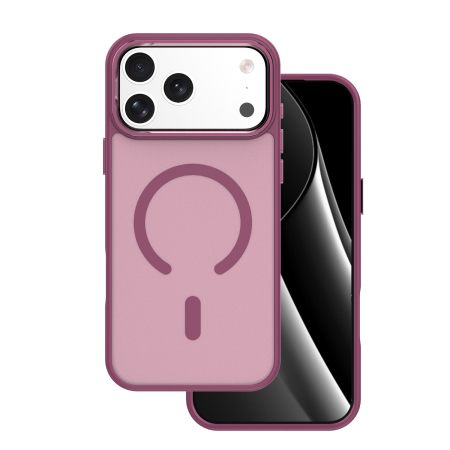 IPHONE 18 PRO - Husa pentru iPhone 17 Pro/ 18 Pro Frozen Mag Wine Red