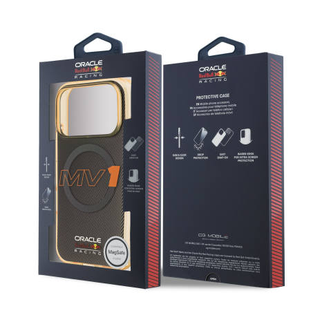 Husa pentru iPhone 17 Pro / 18 Pro Red Bull PC Double Layer MV1 MagSafe Grey [5]