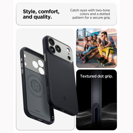 Husa pentru iPhone 17 Pro/ 18 Pro Spigen Nano Pop Magsafe Black [5]