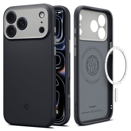IPHONE 17 PRO - Husa pentru iPhone 17 Pro/ 18 Pro Spigen Nano Pop Magsafe Black