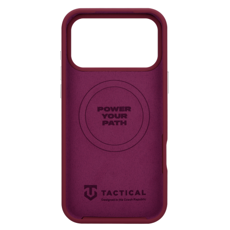 Husa pentru iPhone 17 Pro/ 18 Pro, Tactical MagForce Velvet Smoothie 2.0 Burgundy [4]