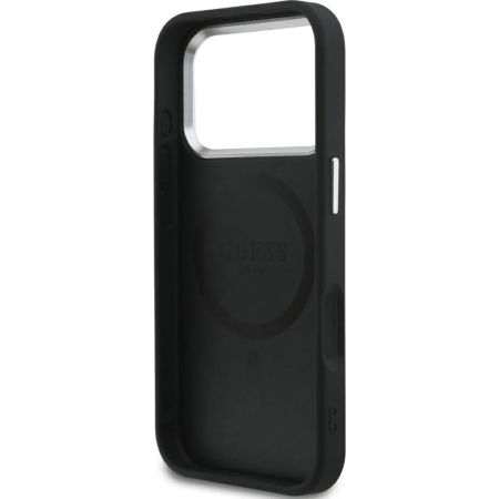 Husa pentru iPhone 17 Pro, Guess PU Saffiano MagSafe, Black [6]