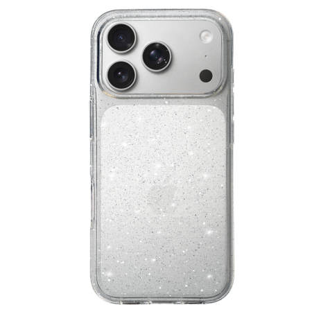 IPHONE 18 PRO MAX - Husa pentru iPhone 17 Pro Max/ 18 Pro Max, Crystal Glitter, Transparent