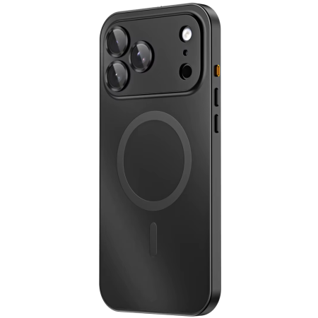 IPHONE 18 PRO MAX - Husa pentru iPhone 17 Pro Max/ 18 Pro Max, Full Aluminium Protection Magsafe, Black