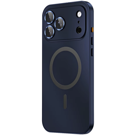 IPHONE 18 PRO MAX - Husa pentru iPhone 17 Pro Max/ 18 Pro Max, Full Aluminium Protection Magsafe, Deep Blue