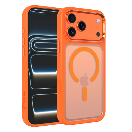 IPHONE 18 PRO MAX - Husa pentru iPhone 17 Pro Max/ 18 Pro Max Tactical MagForce Hyperstealth 3.0 Agent Orange