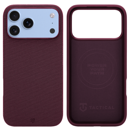 Husa pentru iPhone 17 Pro Max/ 18 Pro Max Tactical MagForce WEARe Burgundy [2]