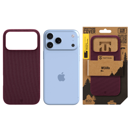 Husa pentru iPhone 17 Pro Max/ 18 Pro Max Tactical MagForce WEARe Burgundy [6]