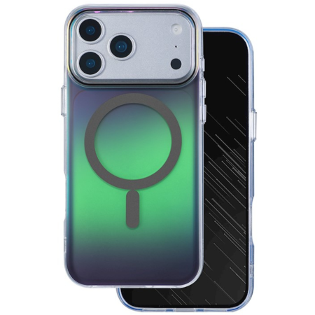 IPHONE 18 PRO MAX - Husa pentru iPhone 17 Pro Max/ 18 Pro Max, Tecto Shield Aurora Boreala, Grey