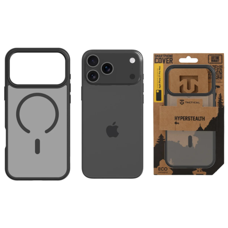 Husa pentru iPhone 17 Pro Max, Tactical MagForce Hyperstealth, Asphalt [8]