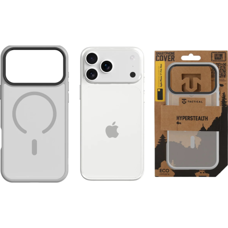 Husa pentru iPhone 17 Pro Max, Tactical MagForce Hyperstealth, Light Grey [7]