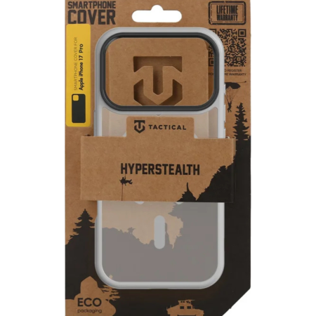 Husa pentru iPhone 17 Pro Tactical MagForce Hyperstealth, Light Grey [2]
