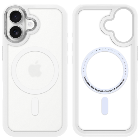 Husa pentru iPhone 17 Tactical MagForce Hyperstealth 3.0 Snow White [3]