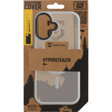 Husa pentru iPhone 17 Tactical MagForce Hyperstealth, Light Grey [2]