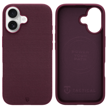 Husa pentru iPhone 17 Tactical MagForce WEARe Burgundy [1]