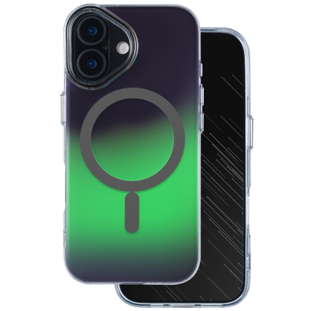 IPHONE 17 - Husa pentru iPhone 17, Tecto Shield Aurora Boreala, Grey