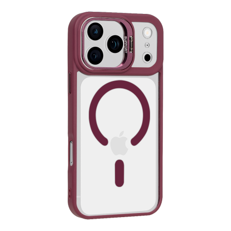 Husa pentru iPhone 18 Pro/17 Pro OBAL:ME MagNetix Versa Wine Red [2]